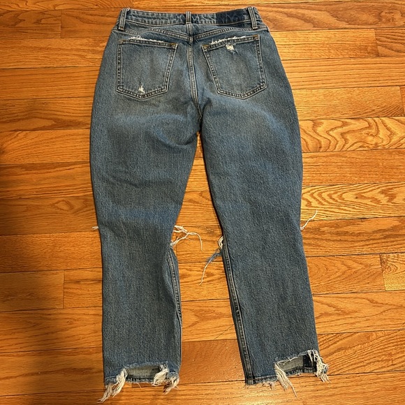 Abercrombie & Fitch The Mom High Rise Curve Love Jeans Size 27/4 - Picture 6 of 7